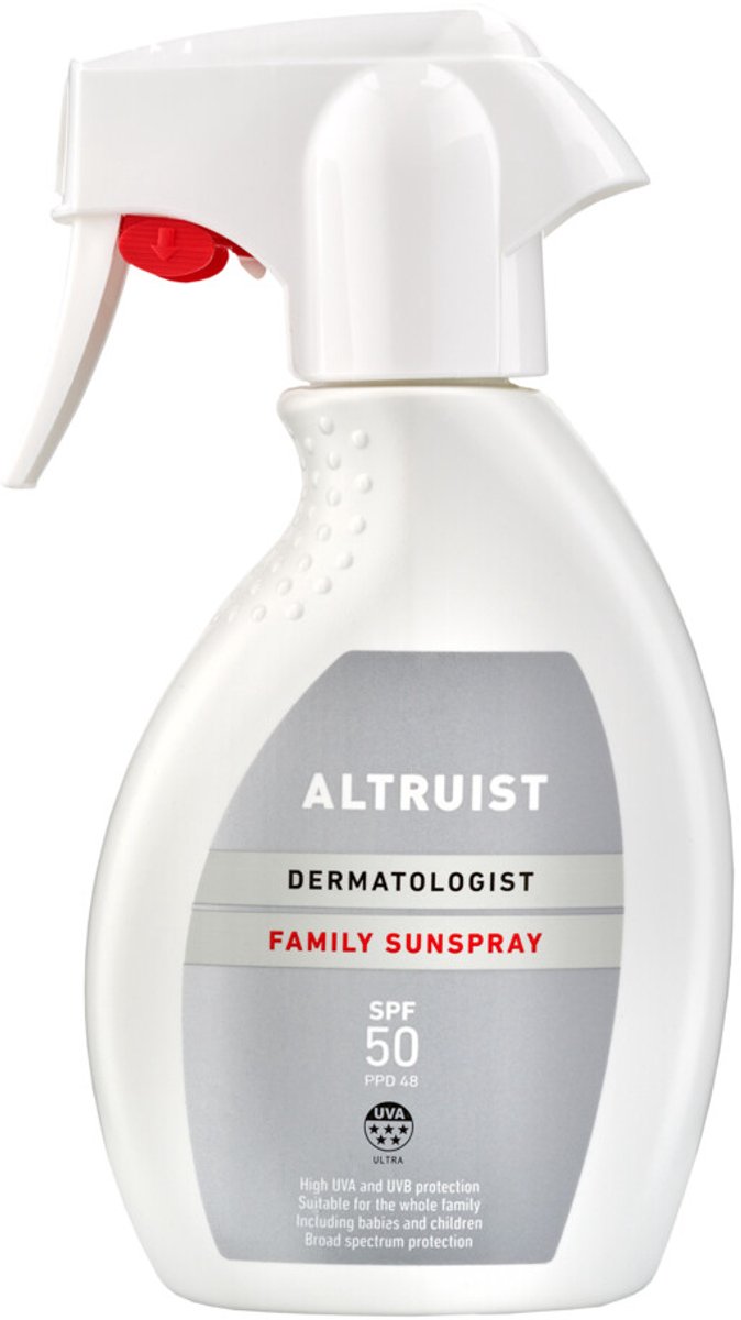 Altruist - Zonnebrand Familie Spray SPF 50 - 2 x 250 ml - Voordeelverpakking