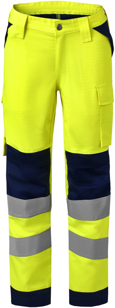 HAVEP Werkbroek Dames Multi Protector+ 80621 - Fluo Geel/Marine - D36