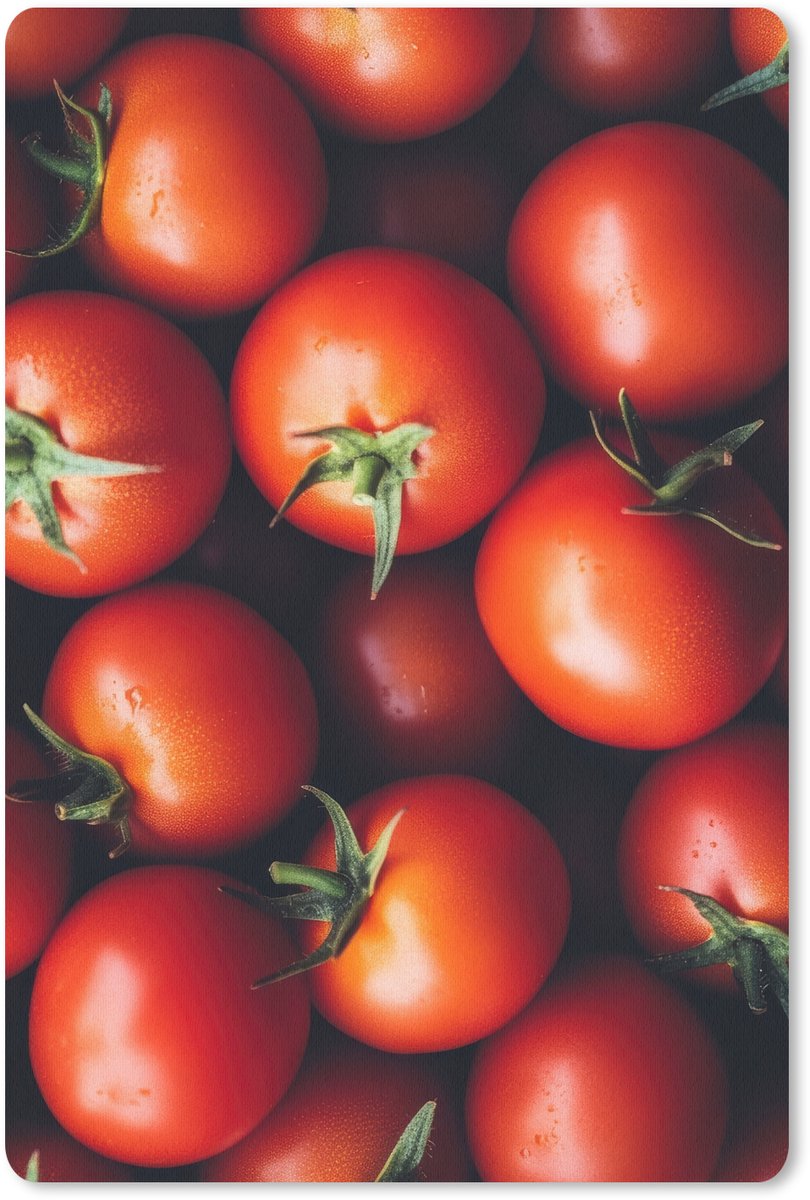 Muismat 18x27 cm - Mousepad Groente - Rood - Tomaten - Muismatten