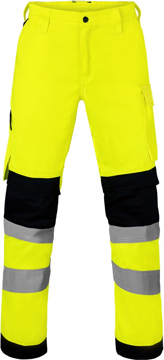 HAVEP Werkbroek High Vis 80574 - Fluo Geel/Charcoal - 52