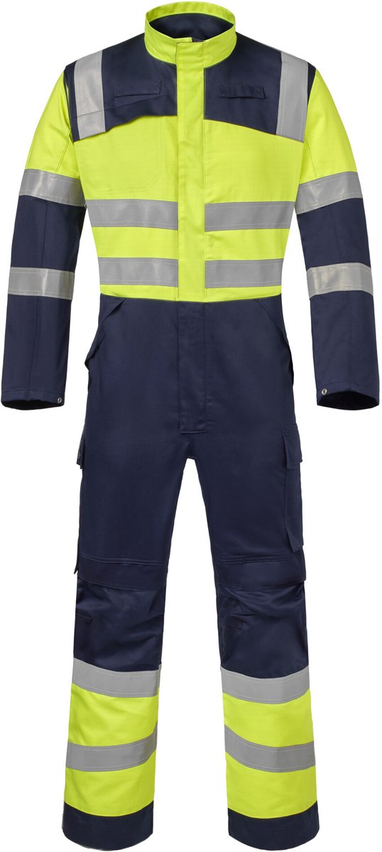 HAVEP Overall Multiprotector 20433 - Marine/Fluo Geel - 64