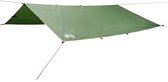 Auvent de camping vidaXL - Imperméable - 500 x 294 cm - Vert - Auvent de tente - Abri - Équipement de camping - Tissu Oxford