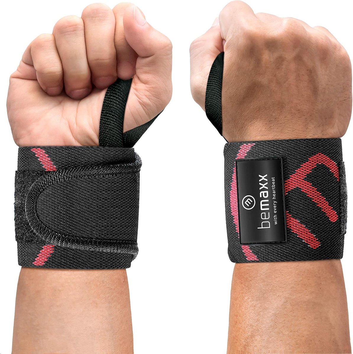 Wrist Wraps voor Krachttraining en Fitness - Ondersteuning voor zware gewichten, Dumbbells en Halters | Universele Polsbanden voor Dames en Heren