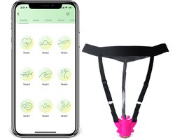 Sexy Thong Vibrator Slip met App – Bluetooth Clitoris Stimulator – Handsfree & Discreet – Voor Koppels & Solo