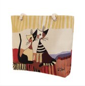 Sac à main - Sac de plage - Sac de plage - Rosina Cat - Cappia - Chat - Chats - Rosina Wachtmeister
