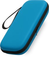Hoesje Geschikt voor Nintendo Switch 2 Hoes Bescherm Case Hardcover Met Polsbandje - Hoes Geschikt voor Nintendo Switch 2 Case - Blauw