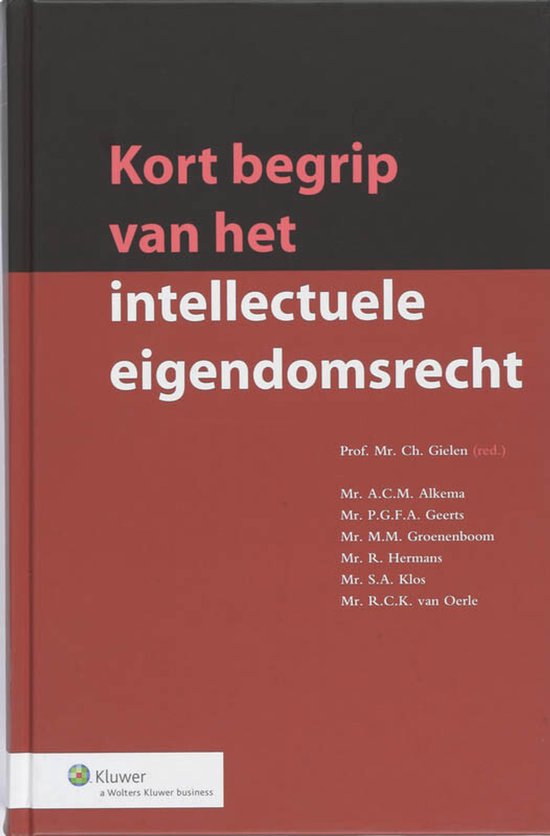 Kort begrip van het intellectuele eigendomsrecht - cover