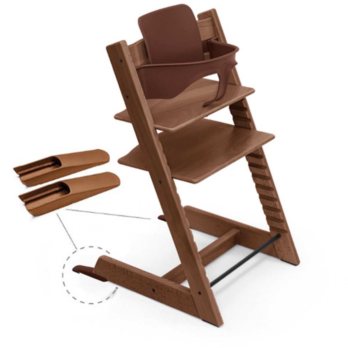 Tripp Trapp stoel van Stokke, Warm Brown thumbnail 2