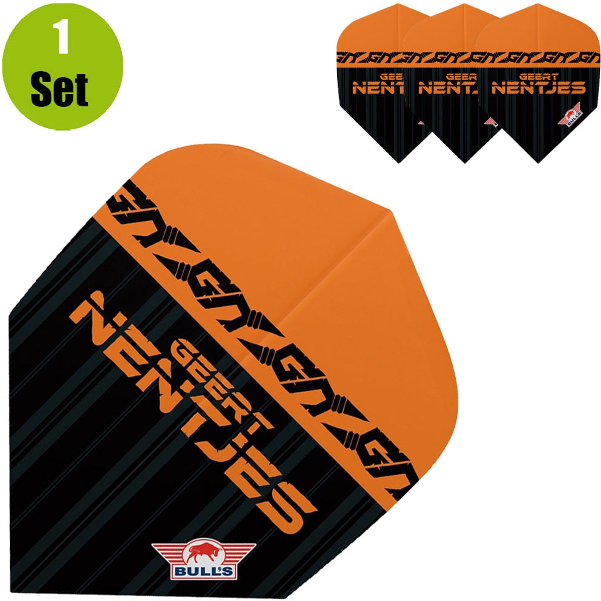 Bull's Geert Nentjes 80 No.6 - Dart Flights