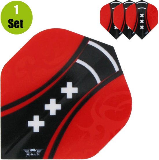 Bulls Powerflite D100 Dartflights - Amsterdammertje van Bull's — afbeelding 2