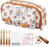 Capybara Rugzak Cadeau voor Kinderen Jongens Meisjes Mode Schooltas Stijlvolle Print Reizen Laptop Boekentas