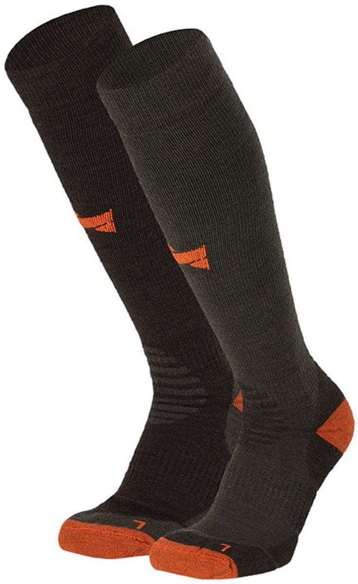 Xtreme Outdoor Compressiesokken 2 paar Compressie Wandelsokken Dames & Heren Groen