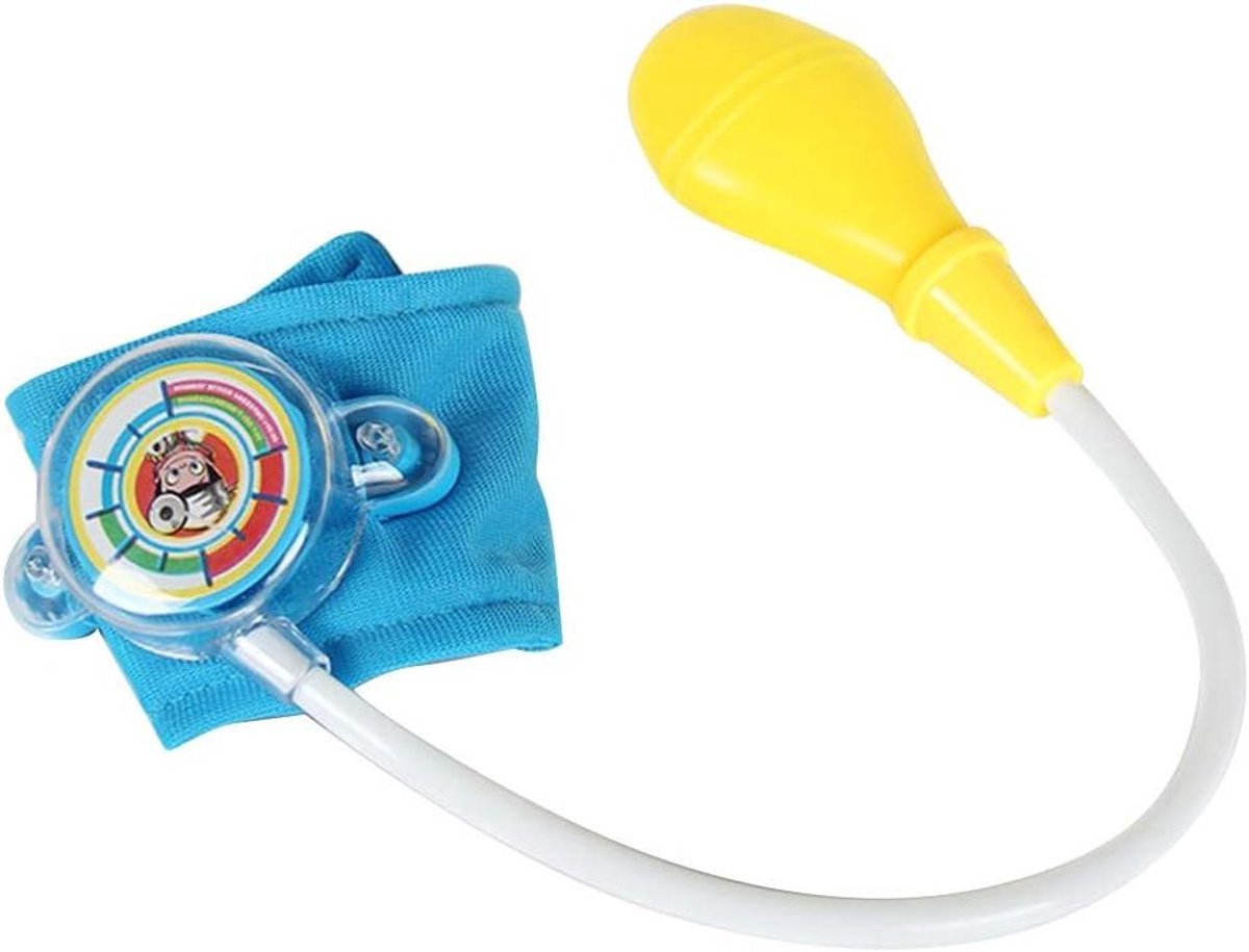 Lot De 2 Tensiomètres Simulés – Jouet Docteur Pour Enfant – Jeu De Rôle éducatif – Brassard Adhésif – Pression Réglable – Dès 3 Ans