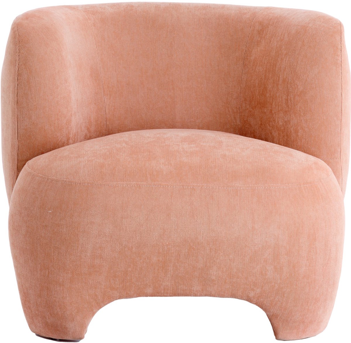 Fauteuil ZENICA - Ø80x71cm - Oranje