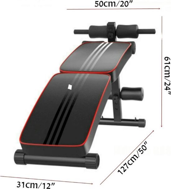 45 Degree Hyperextension Bench - Adjustable Height & Backrest, Sturdy and Comfortable - Glute, Hamstring and Abdominal Exercises - Foldable Weight Bench for Home