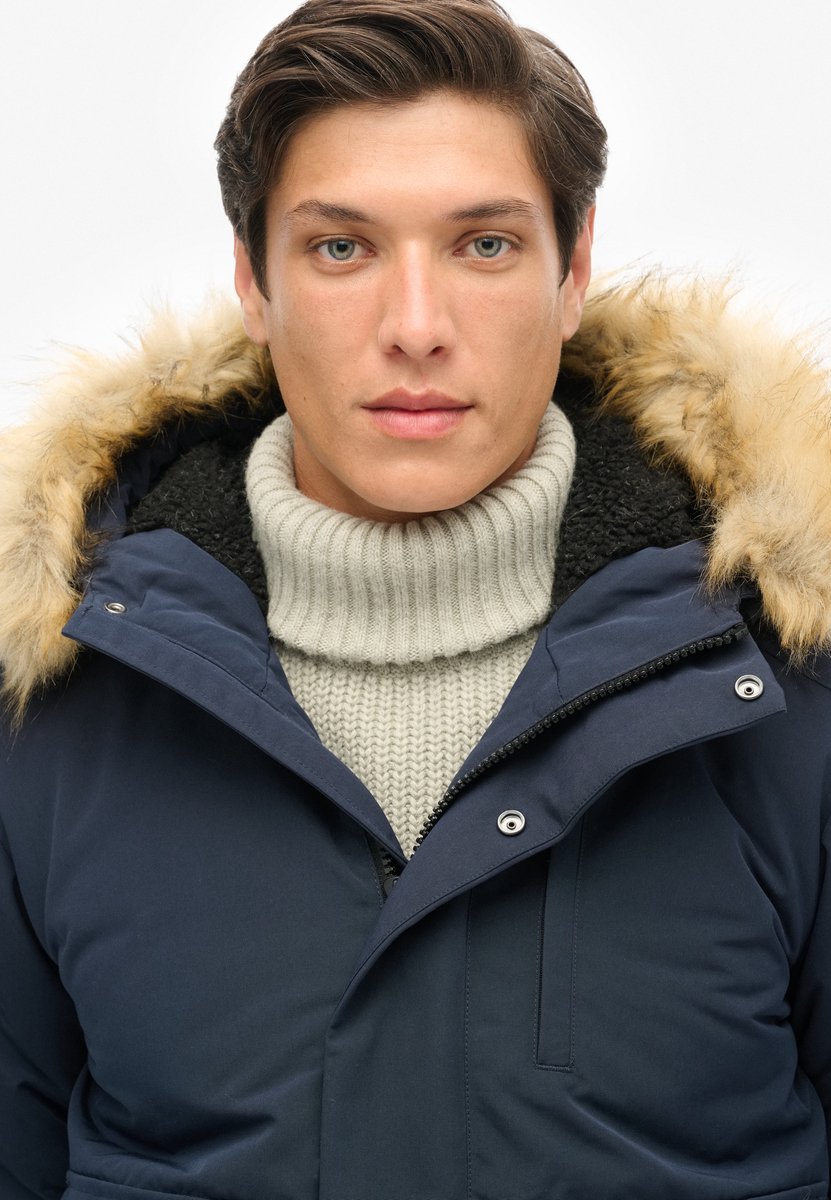 Superdry Everest Bomber Heren Jas Marineblauw
