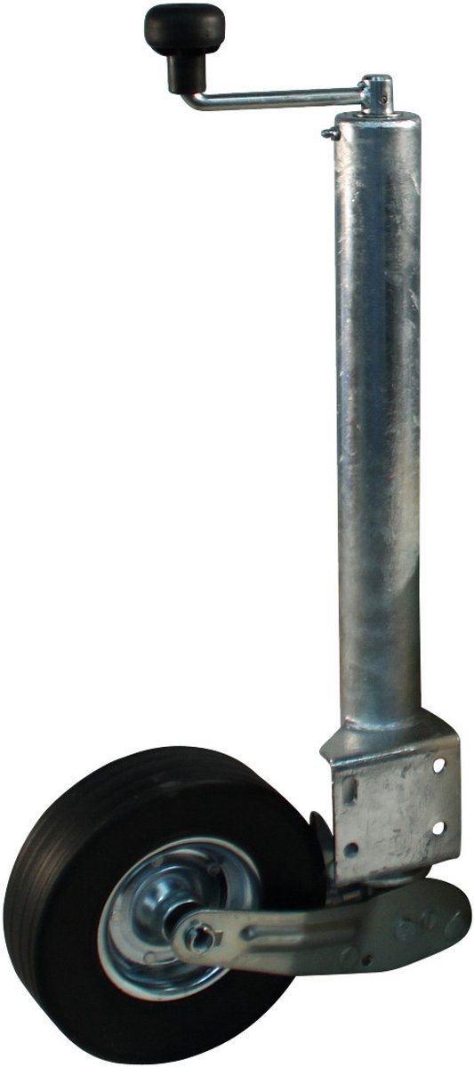 Steunwiel automatisch opklapbaar 225x70mm Ø60mm - Neuswiel aanhangwagen en vouwwagen - WW Winterhoff