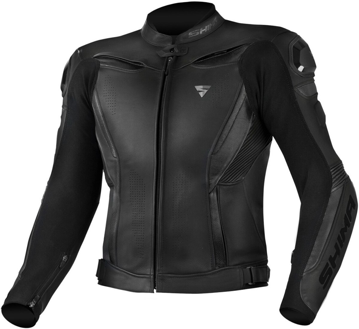 SHIMA Chase Zwart Leren Motorjas - Jas