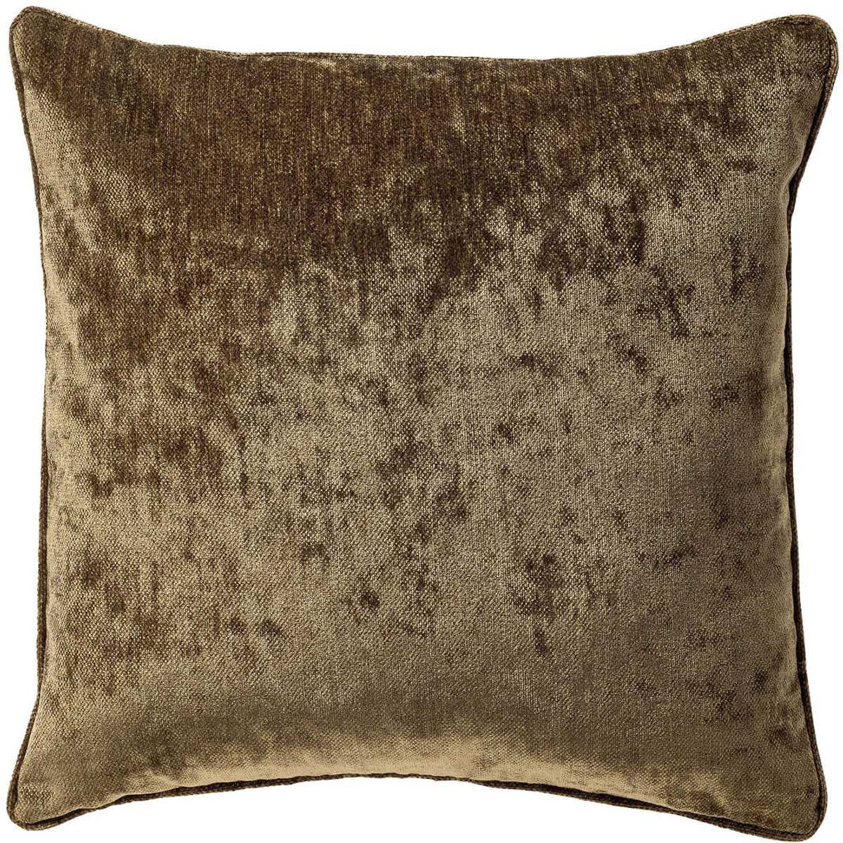Dutch Decor LEWY - sierkussen 45x45 cm - glansvelours - Military Olive - groen - Inclusief binnenkussen - Luxe kussens voor woonkamer & bank Olijfgroen