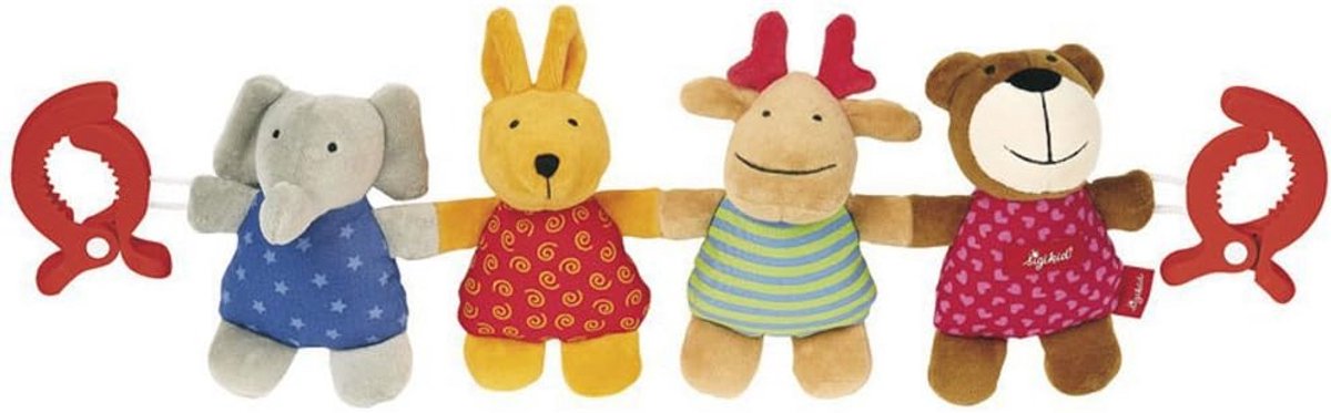 Textiel Clips Kinderwagen Ketting met Dieren voor Kinderen