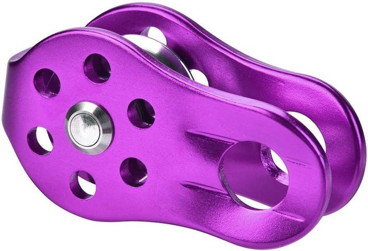 - Zware Duty Enkele Draaibare Touw Katrol Blok Klimmen - Aluminium Legering - Veiligheid Accessoires Apparatuur- Touw Katrol Klimmen - Aluminium Legering -