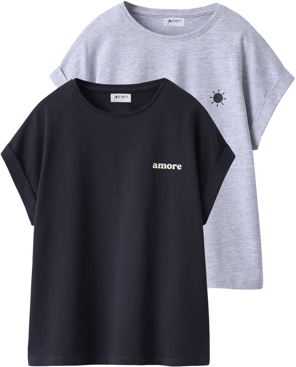 Jonen Set van 2 T-shirts met korte mouwen voor meisjes