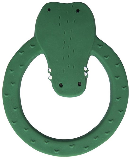 Trixie - Anneau de dentition rond caoutchouc naturel - Mr. Crocodile