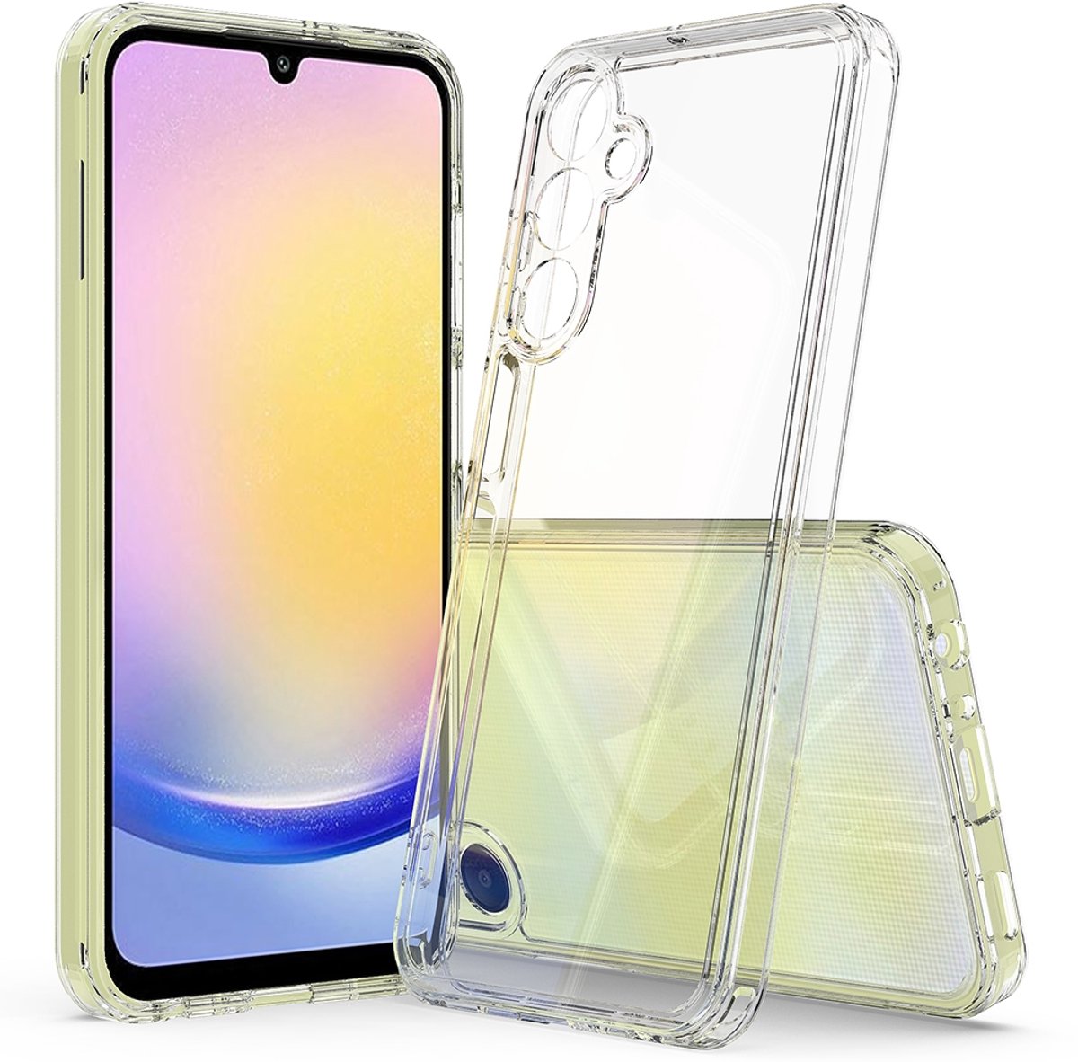 Hoesje geschikt voor Samsung Galaxy M15 - Phonesta Scratchproof Back Cover - Transparant