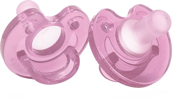 MijnNami Soother Speen Duopak - 2 stuks - Pink - Stimuleert borstvoeding - Newborn fopseen - 34w / 0-6 maanden