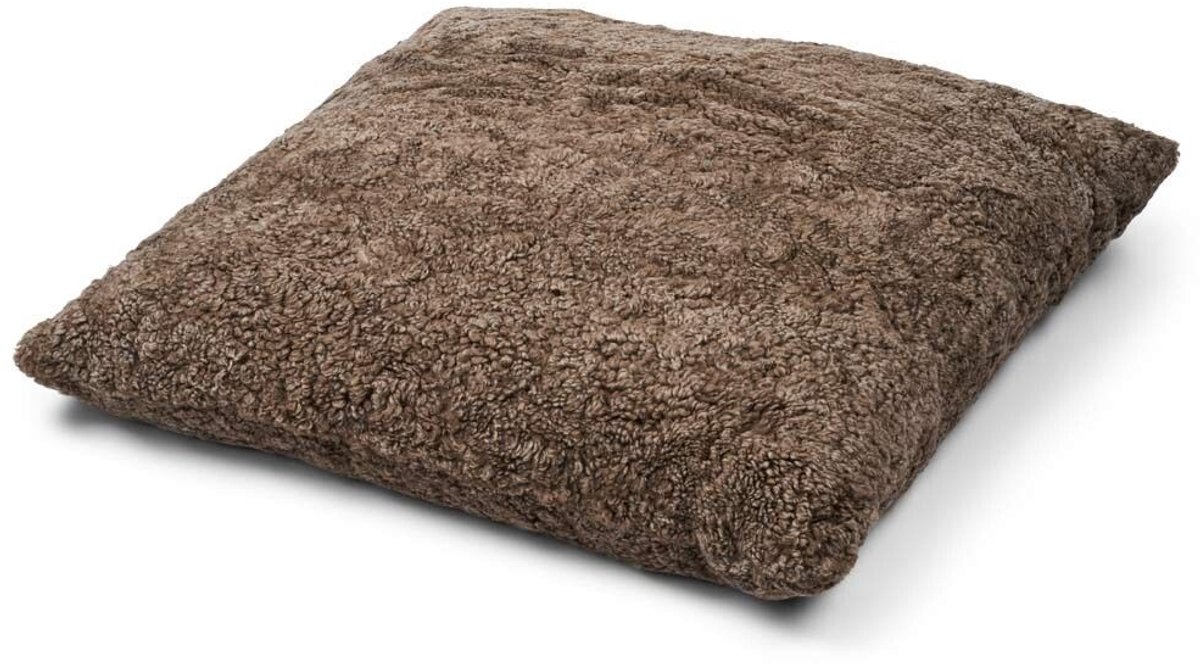 Sheepskin House Maxi Float kussen - Dubbelzijdig - KW - 90x90 cm Taupe