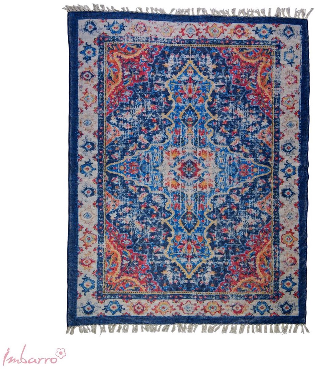 Imbarro Home & Fashion gekleurd vloerkleed voor binnen en buiten gemaakt van gerecycled plastic Carpet Nisha 140 x 200 cm