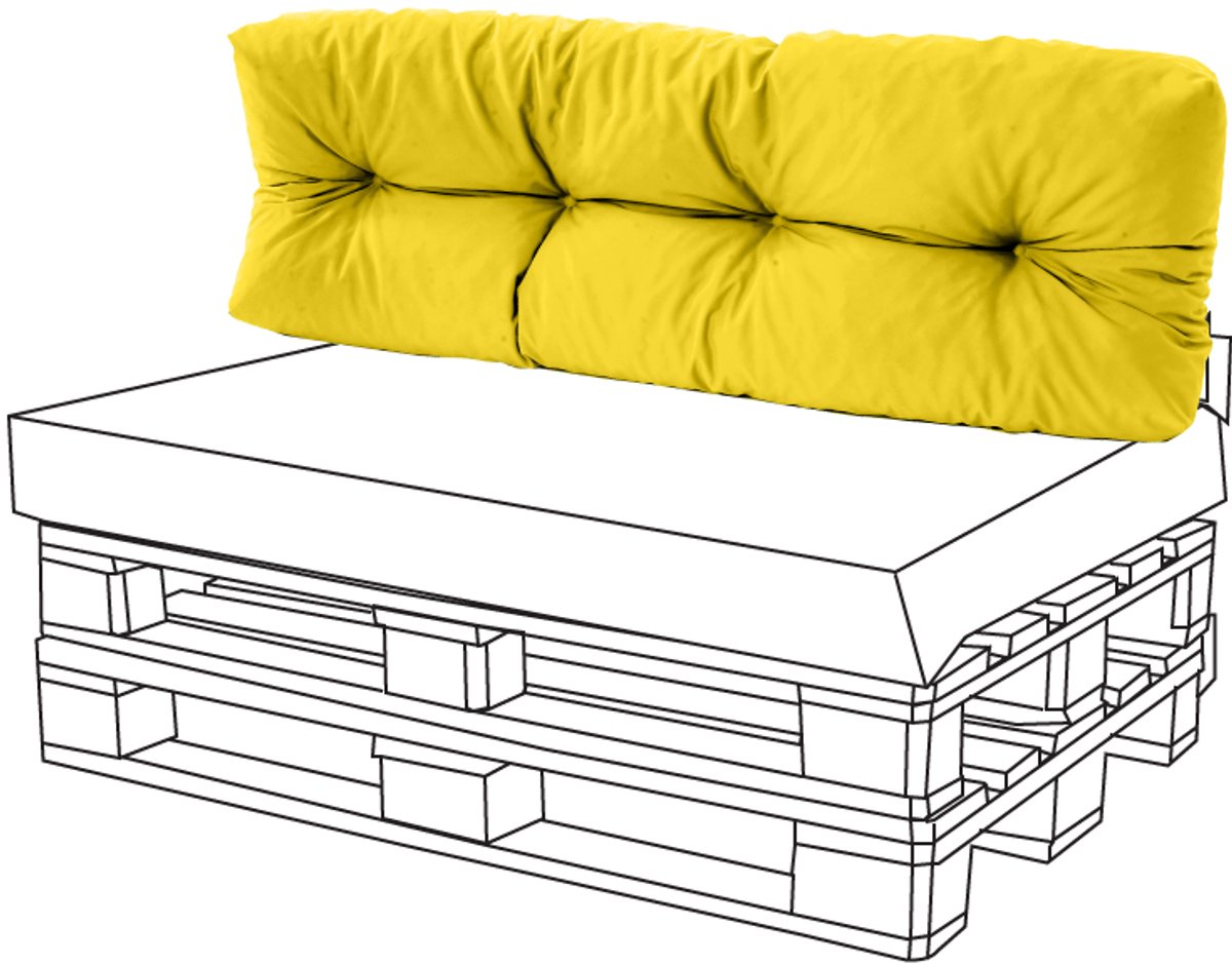 Buiten Palletkussens - Getufte Tuinkussens voor Palletbank - Palletkussen - Rugkussens voor Pallet - Waterbestendig Zitkussen - (Lang rugkussen) Buiten Palletkussens - Getufte Tuinkussens voor Palletbank - Palletkussen - Rugkussens voor Pallet - Waterbestendig Zitkussen - (Lang rugkussen) - Image 1