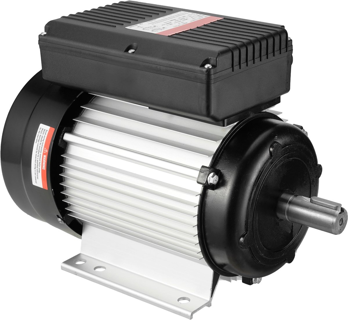 2,2 Kw Elektromotor 2800 Tpmac 220-240 V, 13,8 A, 90 L, B3-Frame. 24mm Spline-As, Rotatie Met De Klok Mee/Tegen De Klok In