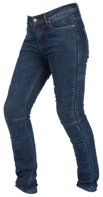 Jean moteur INDIE femme Rough bleu 40 homologué CE par MOTOBLOUZ