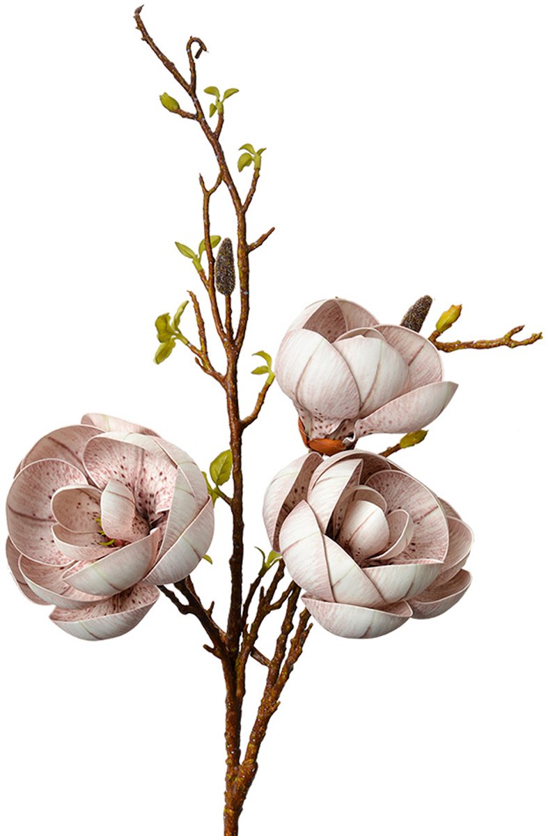 Kunstbloem - Zijden 106 cm Beige Kunststof Kunstbloemen