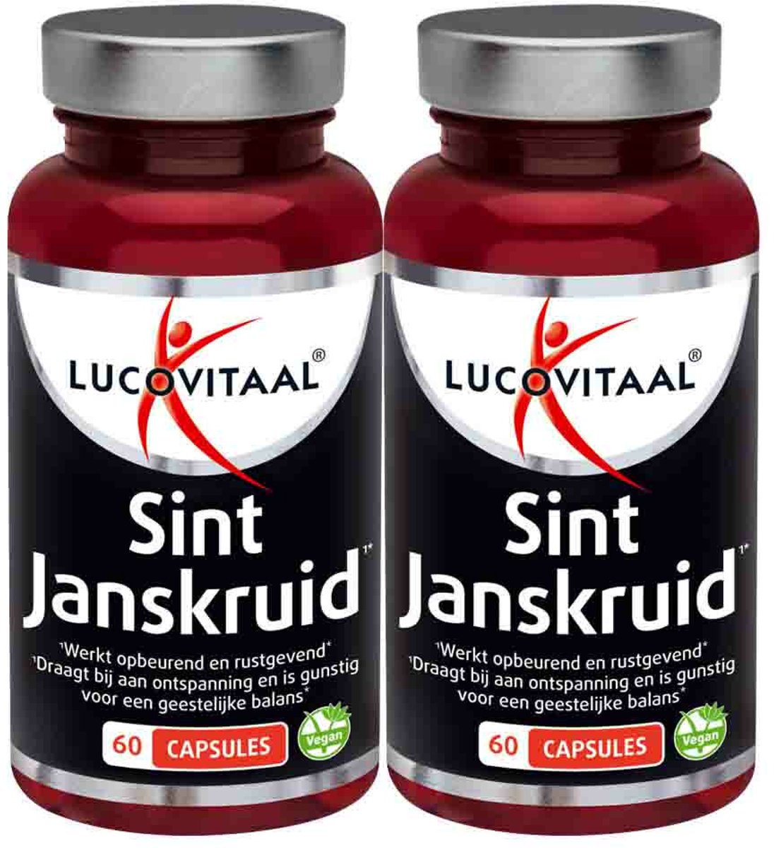 Goedkoopste 2x Lucovitaal Sint Janskruid 60 Capsules