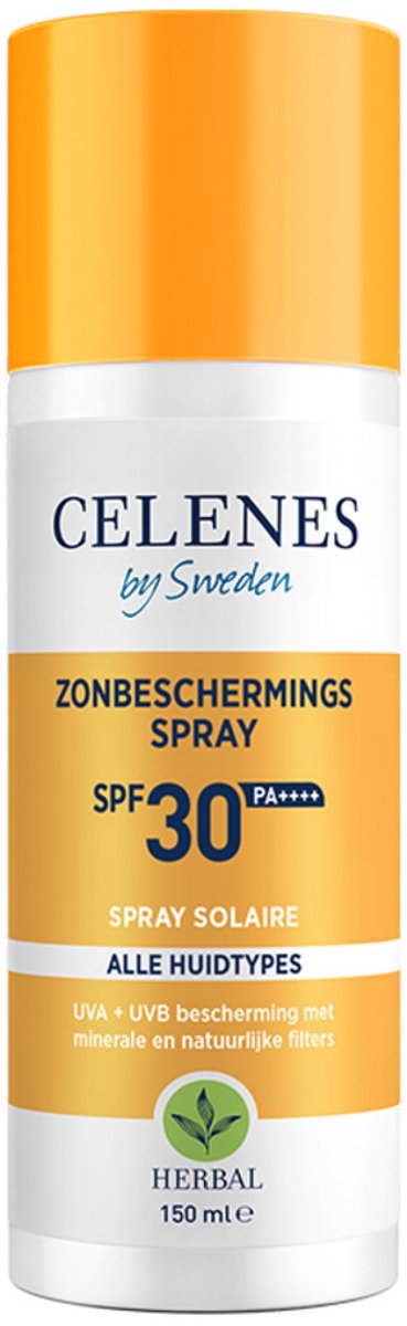Celenes - Herbal Zonnebrand Spray SPF 30 Alle Huidtypes - 3 x 150 ml - Voordeelverpakking