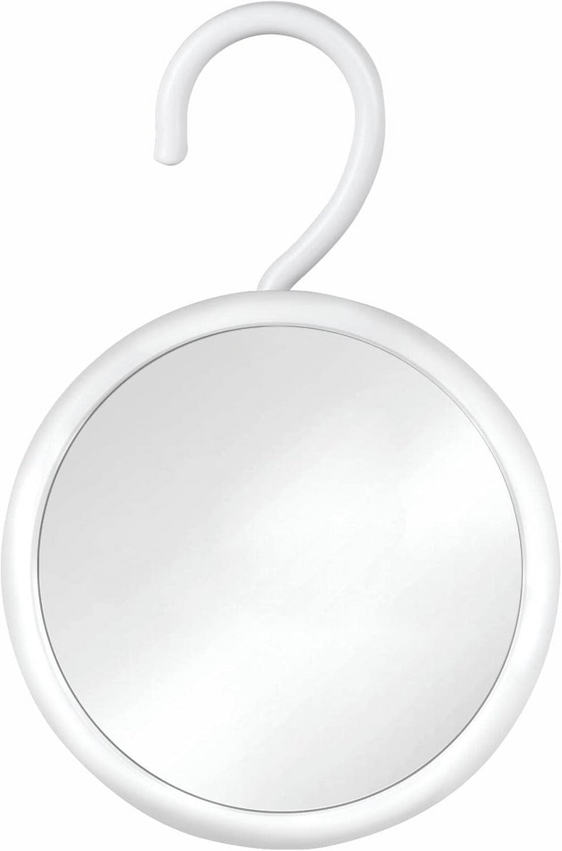 Fogless douchespiegel 17 cm - Met 360° draaibare haak - Anti-condens en onbreekbaar