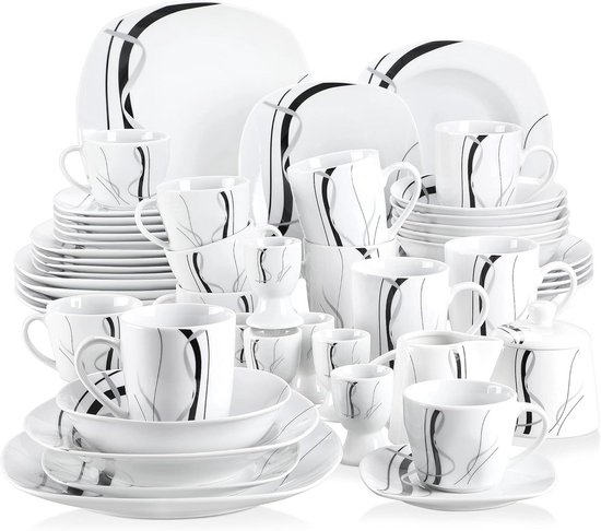 Kunststof Kerst Plat serviessets Magisch 6 personen kopen
