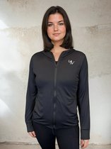 Gilet de sport YV SPORT Geneva - Également disponible en grande taille - Qualité Premium - Léger - Séchage rapide - Poches zippées - Liberté de mouvement optimale - Respirant et confortable - Vêtements de sport pour femme - Zwart - S