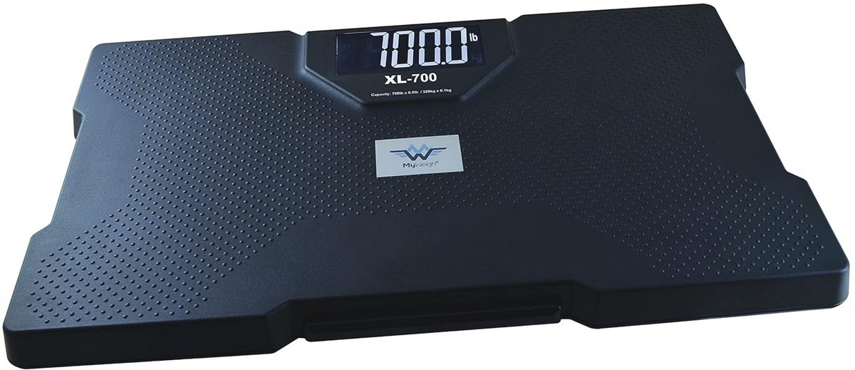 Pratende Badkamerweegschaal tot 320 kg - XL 700