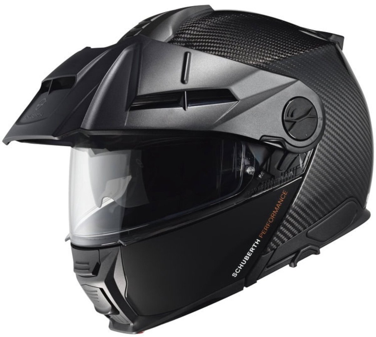 Schuberth E2 Glossy Carbon Systeemhelm - Helm