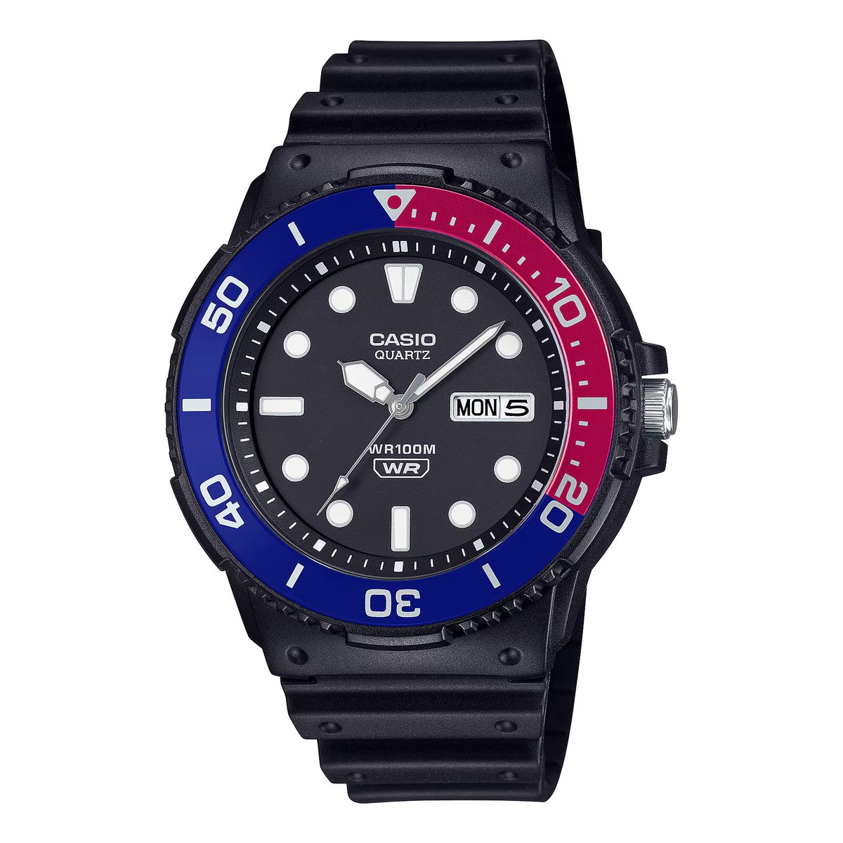 Casio Casio Collection MRW-230H-1E2VEF Horloge - Kunststof - Zwart - Ø 43 mm