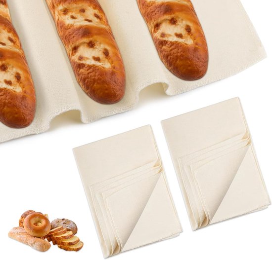 Ovale Banneton Broodbakmanden - Natuurlijk Riet Met Linnen Voering Voor Zuurdesem En Ambachtelijk Brood Bakken 9101033792175