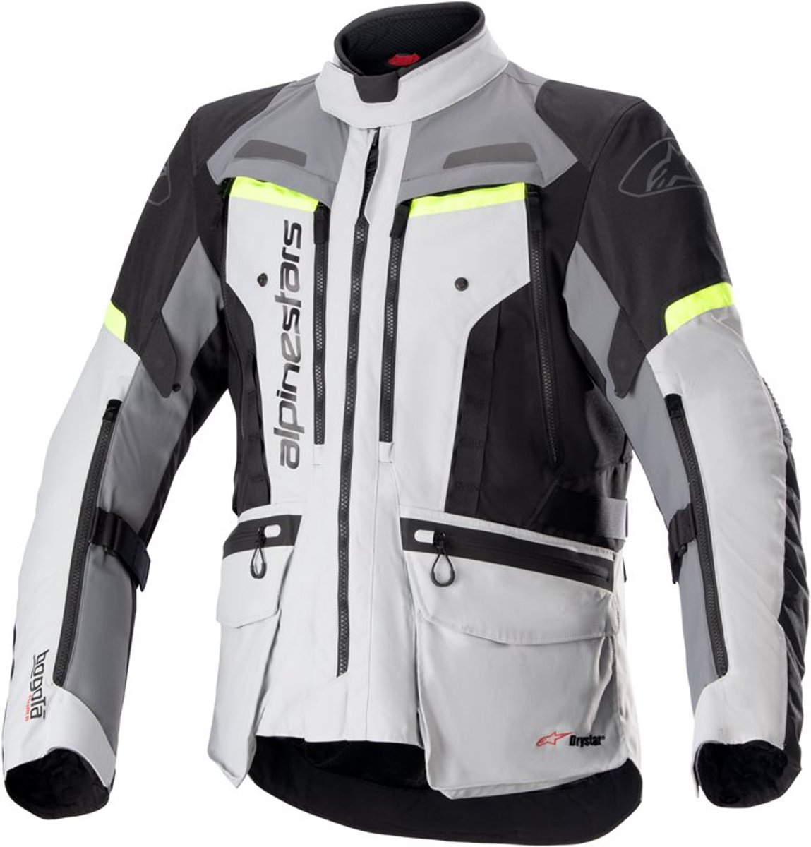 Alpinestars Bogotá Pro Drystar Jas Ijs Grijs Donker Grijs Fluo Geel - Jas
