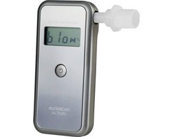 ACE AL7000 Alcoholtester Zilver 0 tot 4 ‰ Verwisselbare sensor, Incl. display