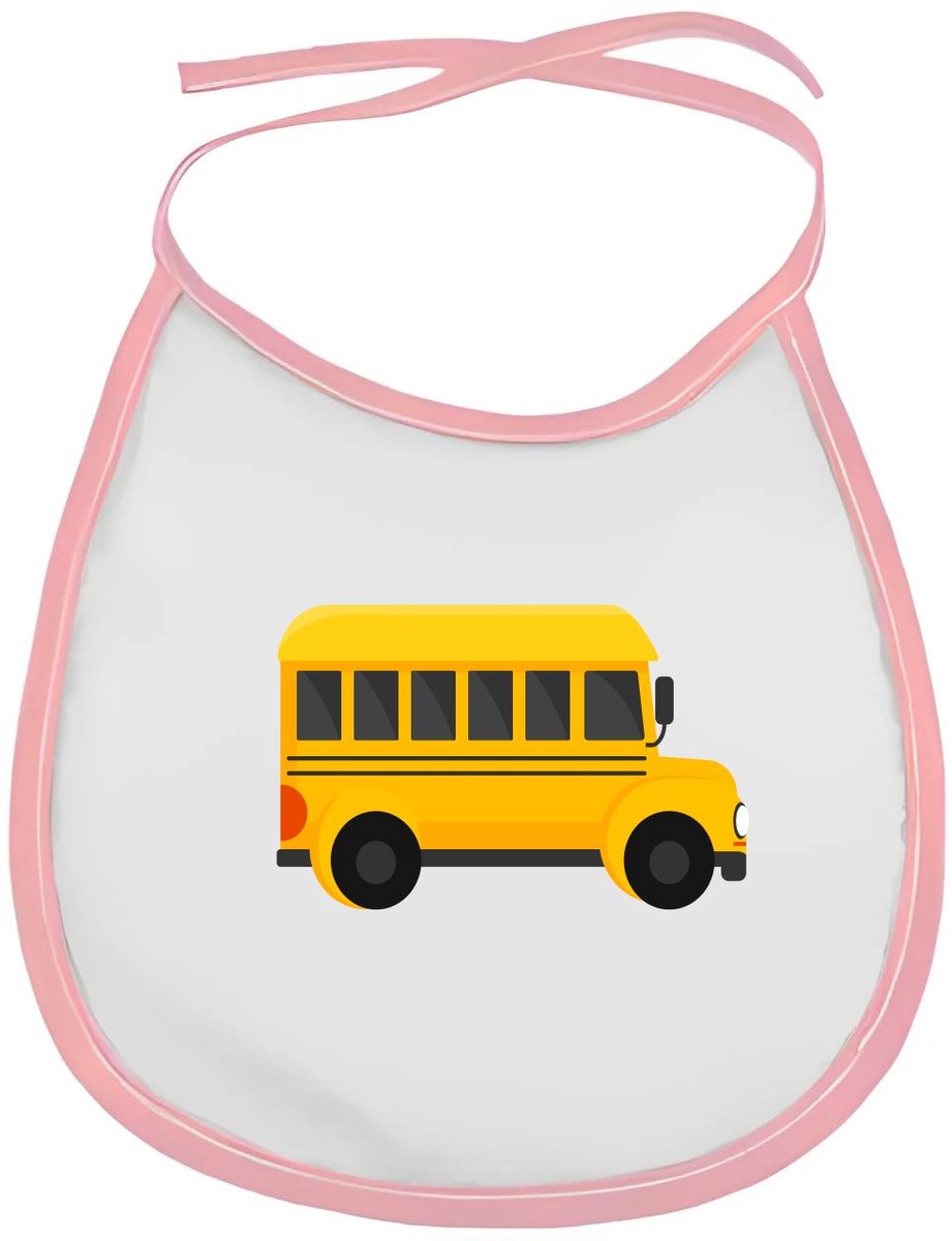 Akyol - bussen slabbetje roze - Auto - buschauffeurs - schoolbus - buschauffeuse
