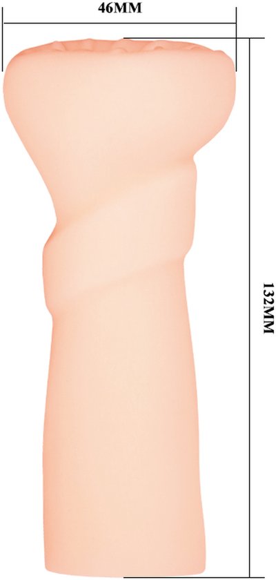 Power Escorts - Masturbateur anal de poche à forme unique