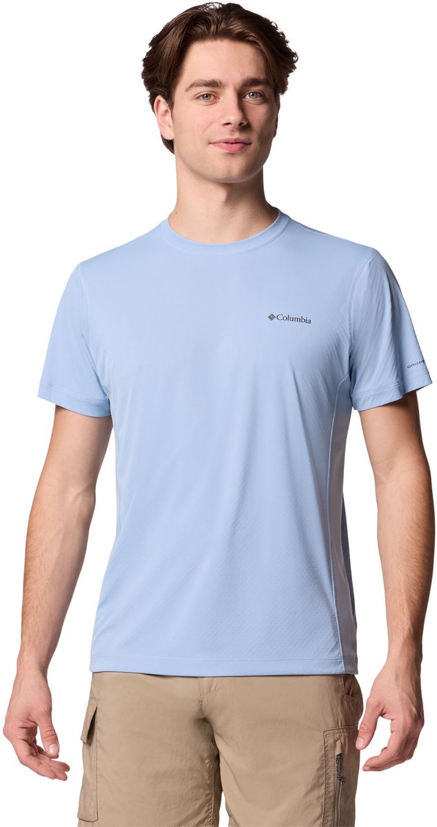 Columbia Zero Rules Light SS Crew – Outdoor Kleding Fleeces en Truien T-Shirt Blauw