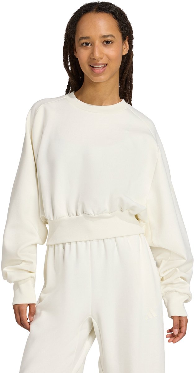 adidas Sportswear Soft Lux Loose-fit Sweatshirt Dames Wit